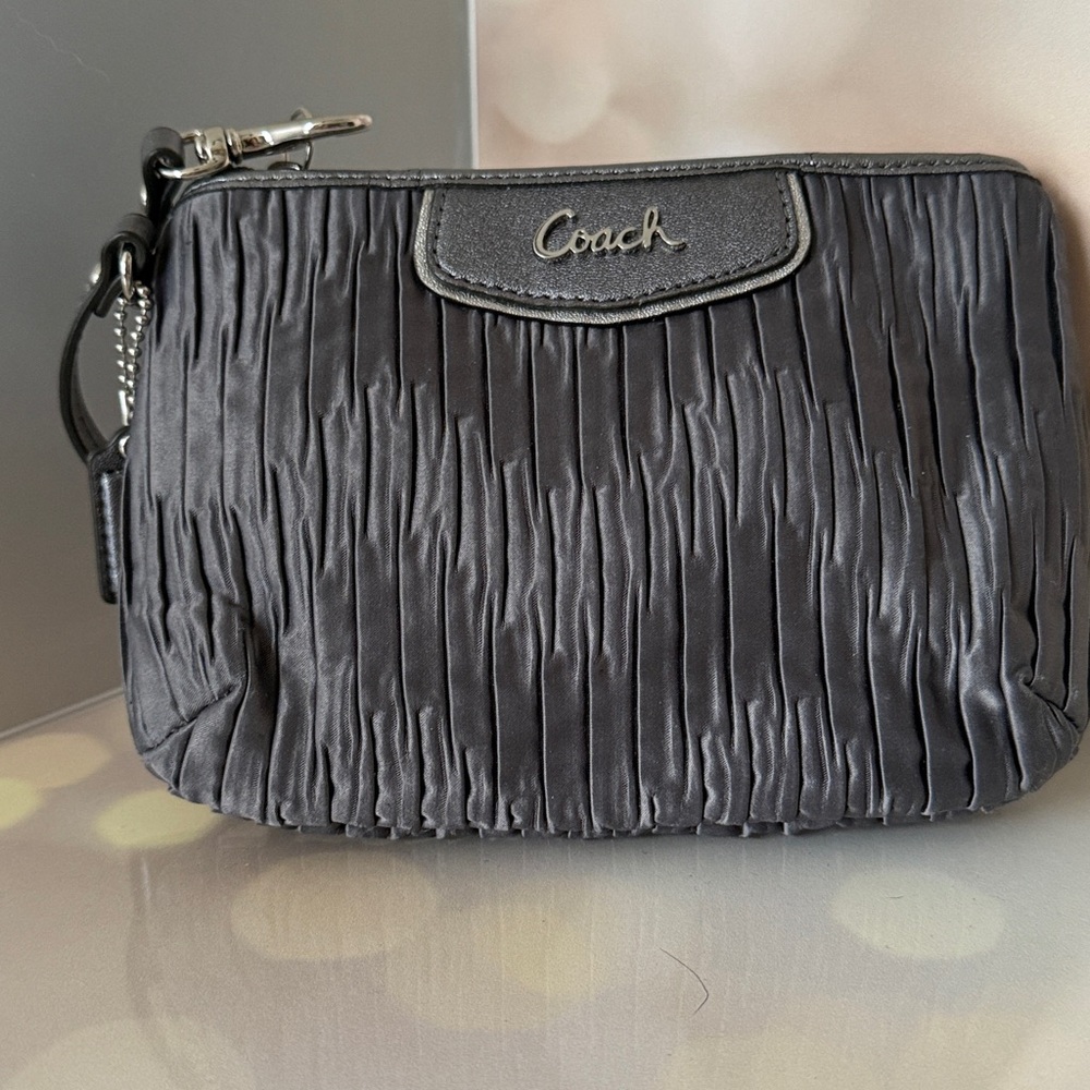Grey Ashley Gathered wristlet